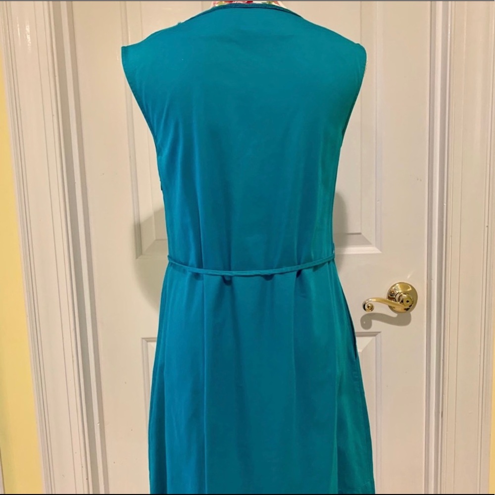 Calypso St Barth For Target Teal Shift Dress - 8 - image 2